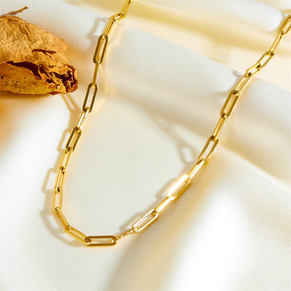 2025 New Titanium Steel Hip Hop Chain Necklace