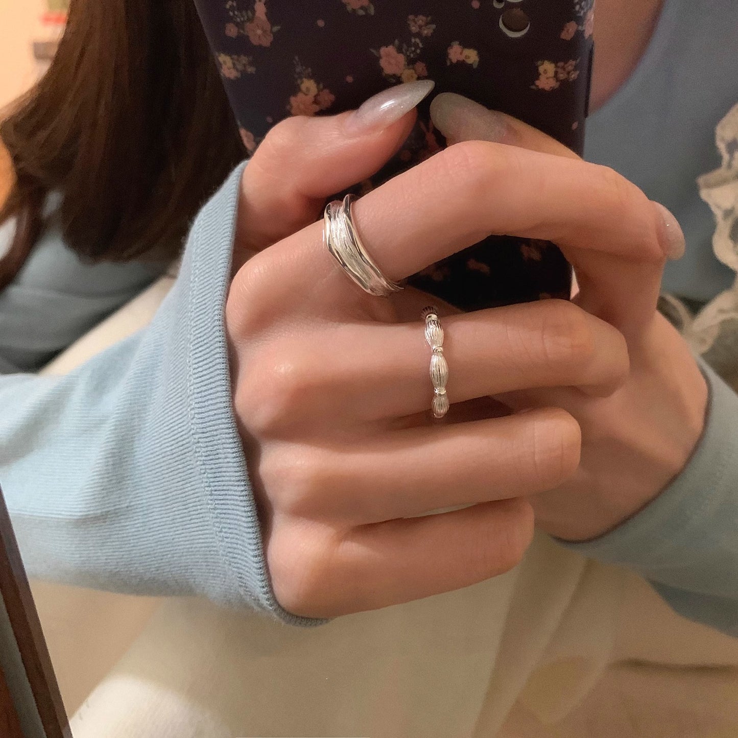Minimalist Ring - Silver Plated Copper, Everyday Chic Jewelry