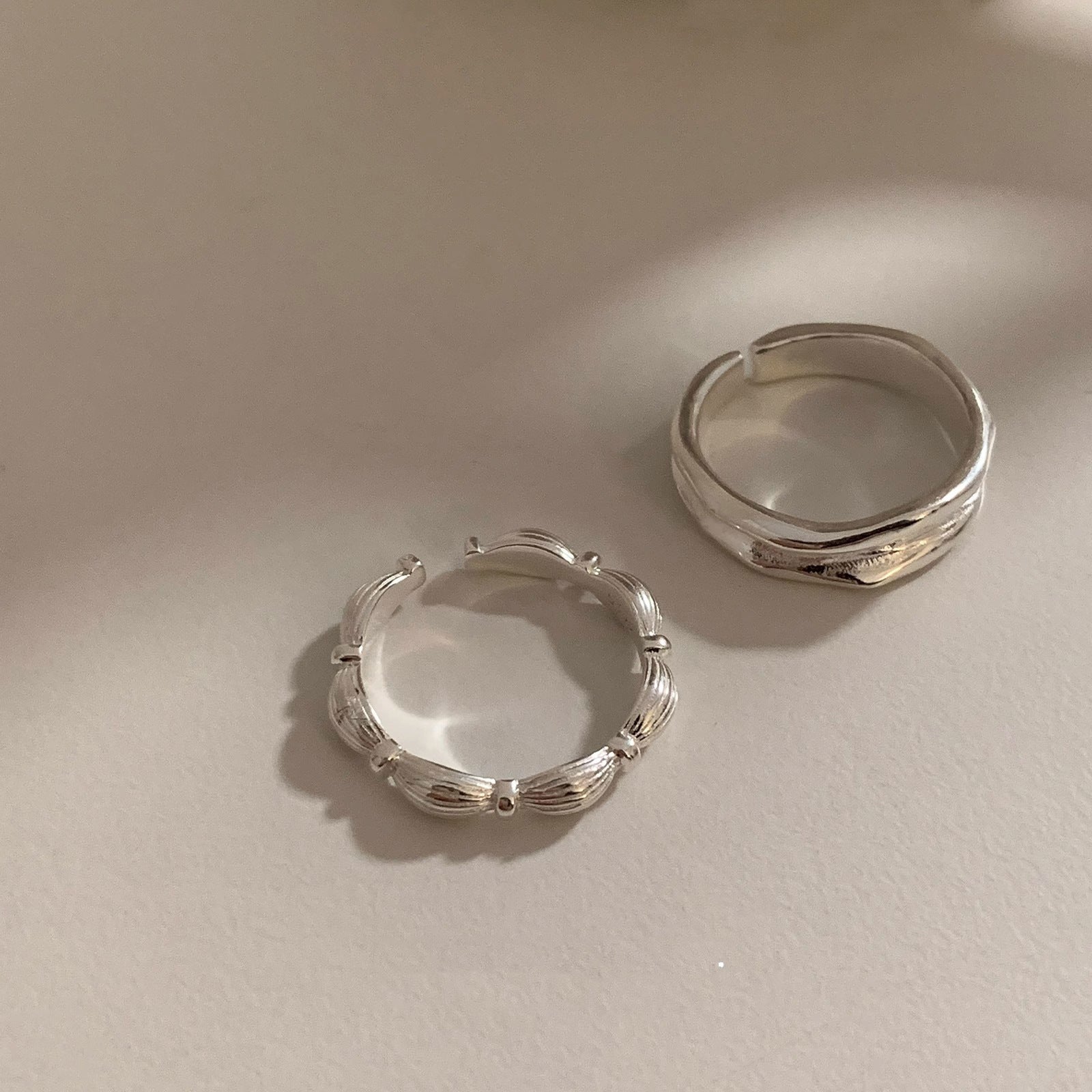 Minimalist Ring - Silver Plated Copper, Everyday Chic Jewelry