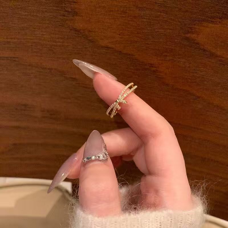 Adjustable Open Ring for Women | Butterfly Pearl Design | Minimalist Luxury Statement Jewelry